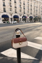 Zoozie Bags Bolso de Hombro Crema v2